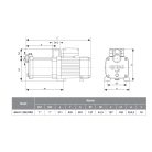 IBO MH-X 1300 Pro többfokozatú önfelszívó kerti szivattyú