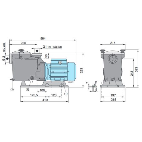 Calpeda MPC 41 medence szivattyú 