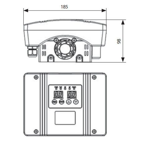 Röhtenbach RHF-1,5 inverteres szivattyú vezérlő