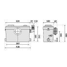 IBO SANIBO5 WC és fürdőszoba szivattyú