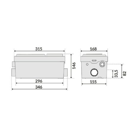 IBO Sanibo Mini Szaniter szivattyú