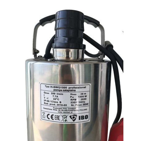 IBO SWQ 1500-H Szennyezett víz szivattyú