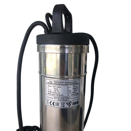 IBO SWQ 2200 vágószerkezettel Szennyezett víz és szennyvíz szivattyú