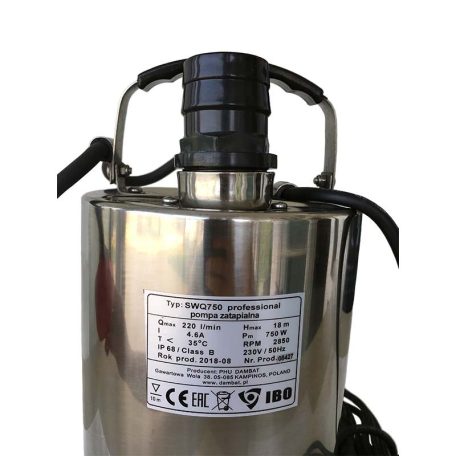 IBO SWQ 750 Szennyezett víz szivattyú